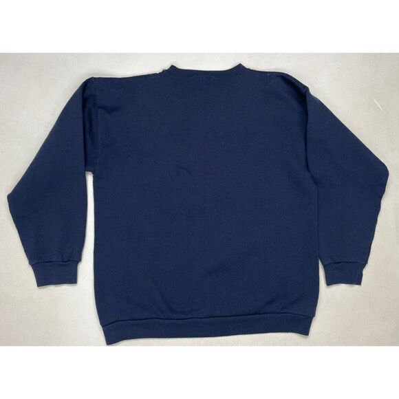 VINTAGE Disney Mickey Mouse Graphic Crewneck Sweatshirt Men Small Blue 90s - Picture 3 of 6